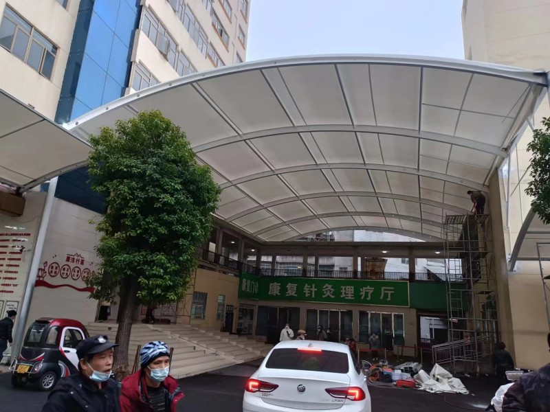 2026开化县推拉棚膜结构一体化厂家，厂区、园区停车棚工程承接-1